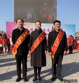道口烧鸡滑县颐达食品董事长齐君峰先生参与新时代文明实践《条例》志愿者宣传